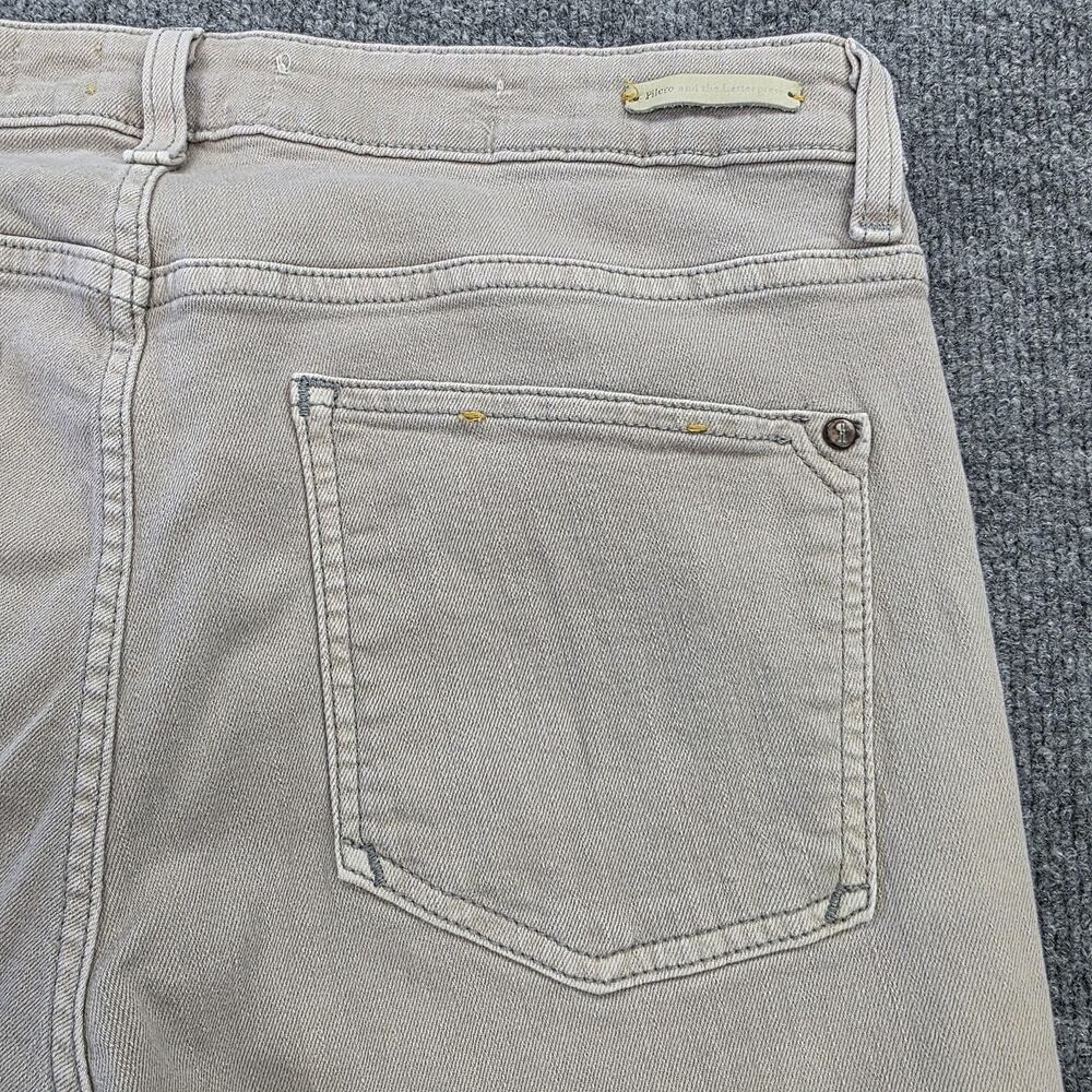 Pilcro Jeans Womens 30 Beige Denim Straight Leg Casual Stretch Minimalist Prep - Picture 13 of 16